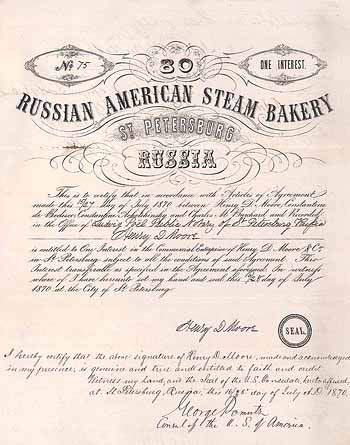Russian American Steam Bakery