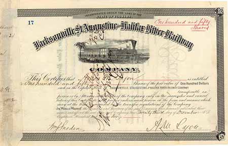 Jacksonville, St. Augustine and Halifax River Railway