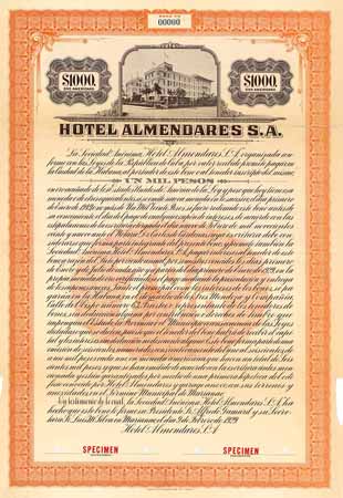 Hotel Almendares S.A.