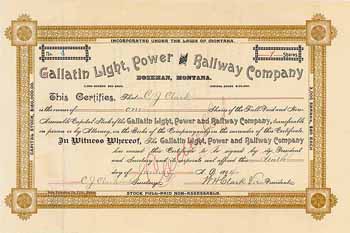 Gallatin Light, Power & Railway Co.