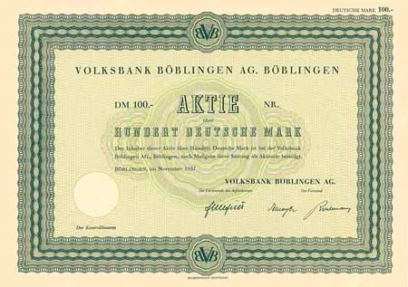 Volksbank Böblingen AG