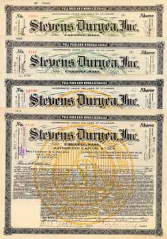 Konvolut - Stevens Duryea, Inc. (4 Stücke)