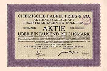 Chemische Fabrik Fries & Co. AG