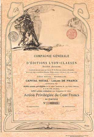 Cie. Générale d’Éditions Lyon-Claesen S.A.