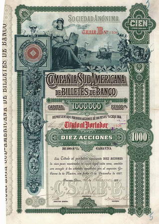 Cia. Sud Americana de Billetes de Banco S.A.