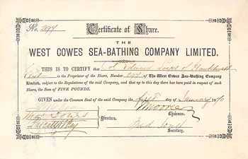 West Cowes Sea-Bathing Co.