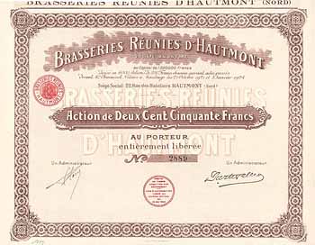 Brasseries Réunies d’Hautmont S.A.