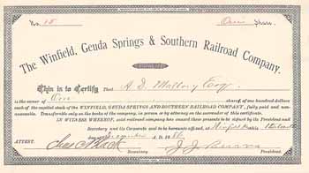 Winfield, Geuda Springs & Southern Railroad