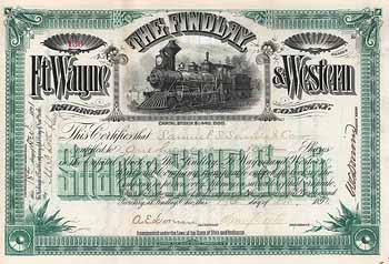 Findlay, Ft. Wayne & Western Railroad
