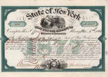 State of New York Debt for the Payment of Bounties to Volunteers