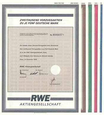 RWE AG (5 Stücke)