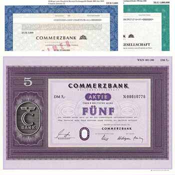 Commerzbank AG (6 Stücke)
