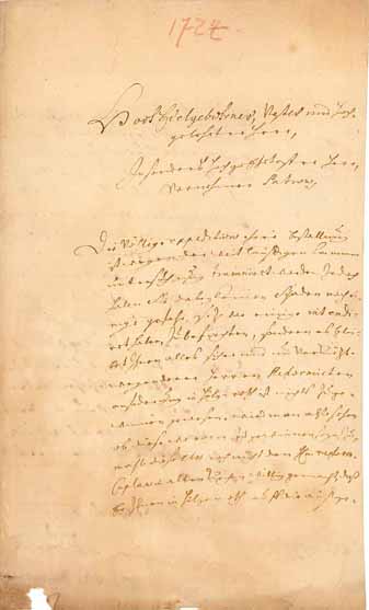 Brief von Eisenach nach Altenkirchen Grafschaft Hessen-Darmstadt