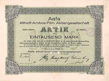 Aafa Althoff-Ambos-Film AG