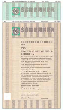 Schenker & Co. GmbH (2 Stücke)