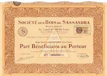 Société des Bois de Sassandra S.A.