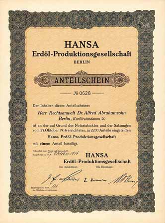 Hansa Erdöl-Produktionsgesellschaft