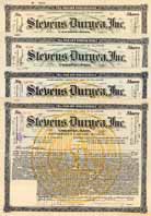 Konvolut - Stevens Duryea, Inc. (4 Stcke)