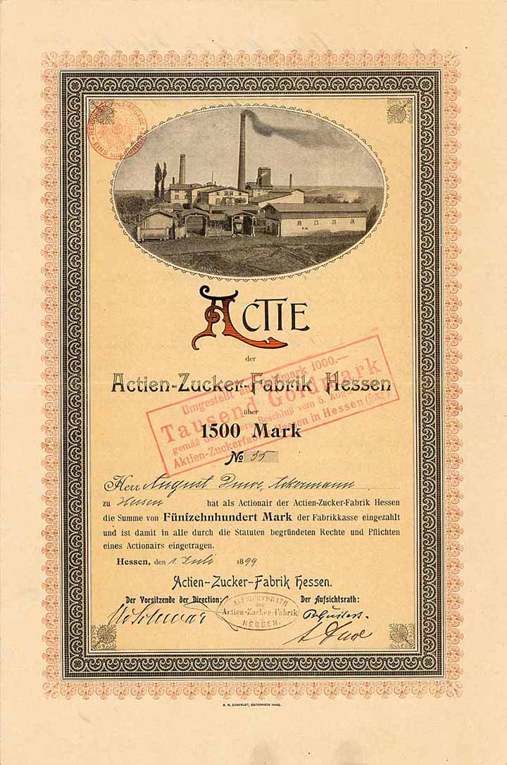 Actien-Zucker-Fabrik Hessen