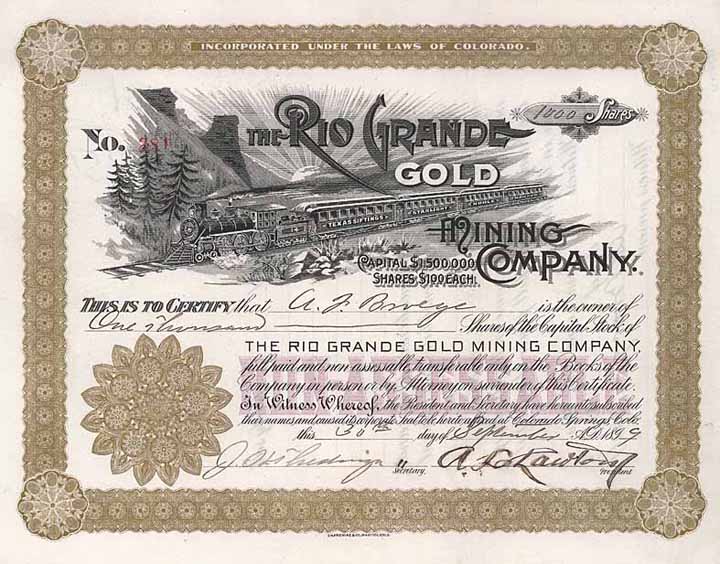 Rio Grande Gold Mining Co.