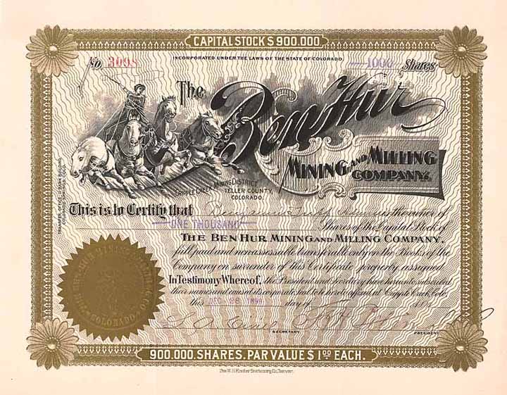 Ben Hur Mining & Milling Co.