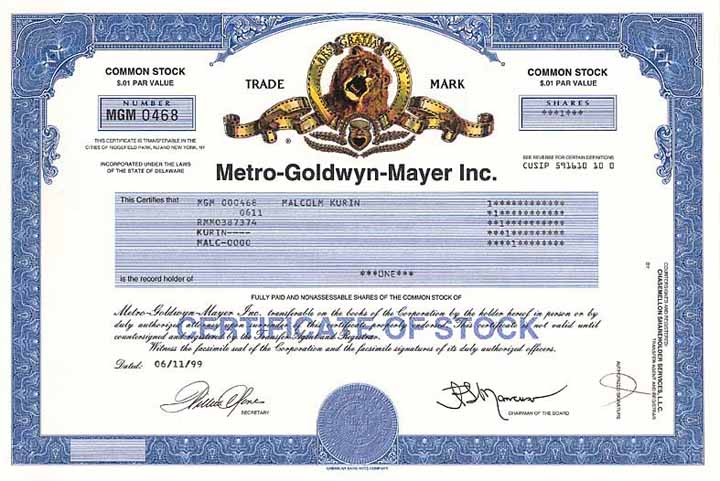 Metro-Goldwyn-Mayer Inc.