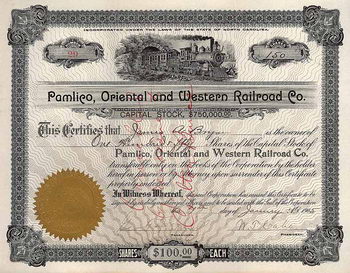 Pamlico, Oriental & Western Railroad