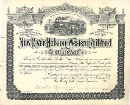 New River, Holston & Western Railroad