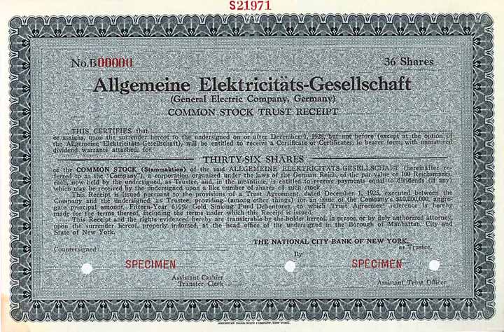 Allgemeine Elektricitäts-Gesellschaft