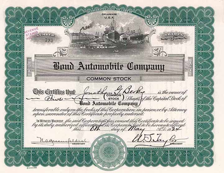 Bond Automobile Co.