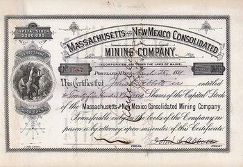 Massachusetts and New Mexico Consolidated Mining Co.