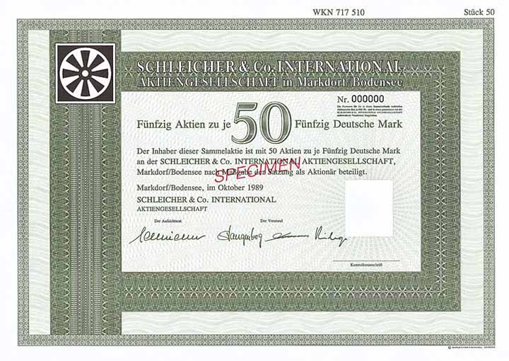 Schleicher & Co. International AG