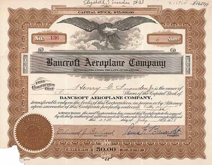 Bancroft Aeroplane Co.