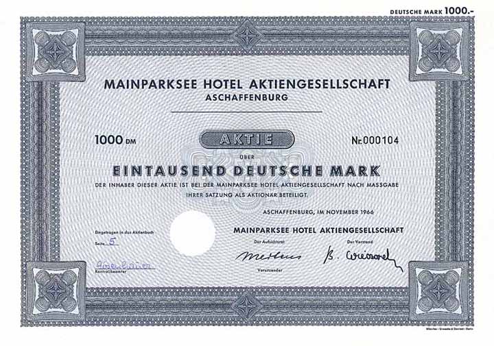 Mainparksee Hotel AG