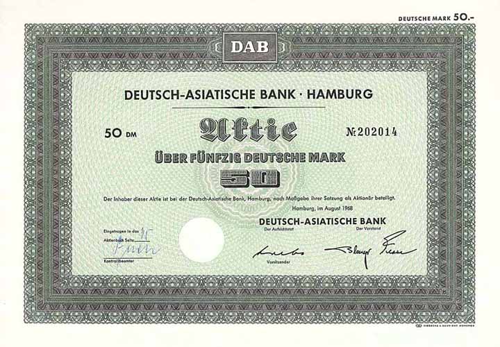 Deutsch-Asiatische Bank