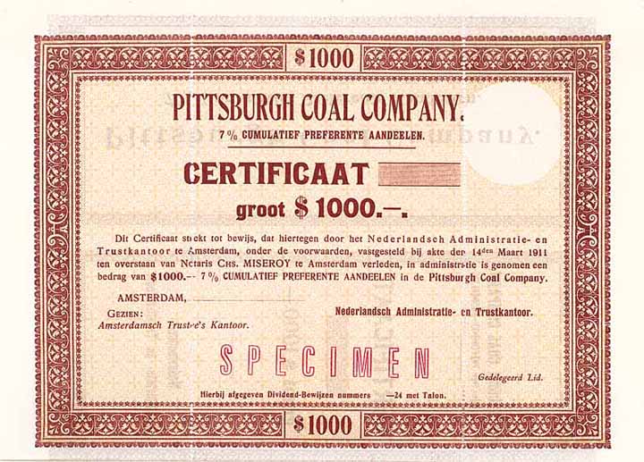 Pittsburgh Coal Company