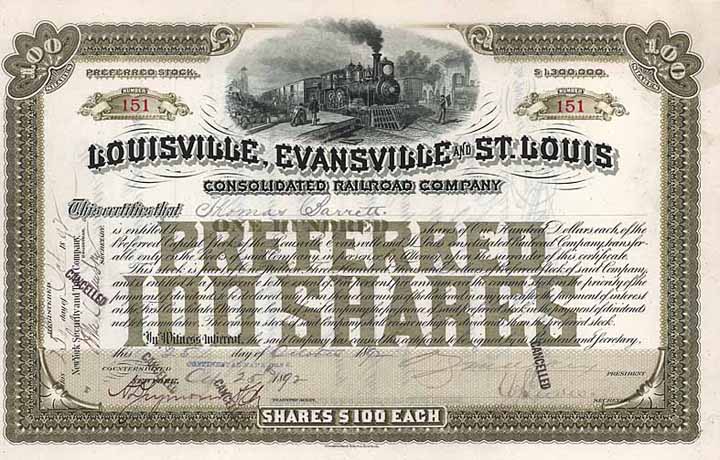 Louisville, Evansville & St. Louis Consolidated Railroad