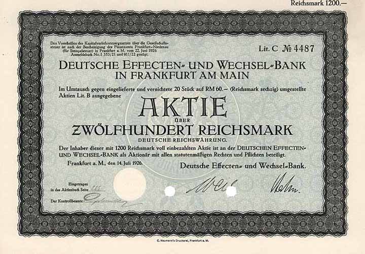 Deutsche Effecten- und Wechsel-Bank