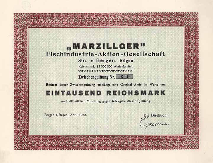 MARZILLGER Fischindustrie-AG