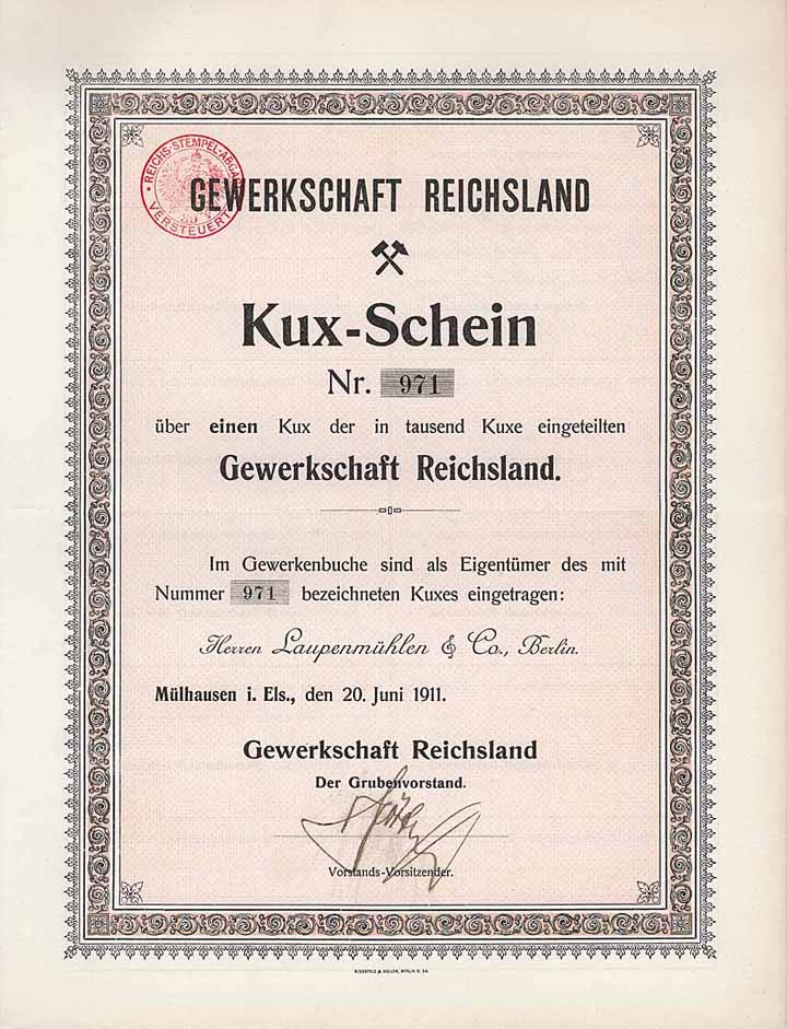 Gewerkschaft Reichsland