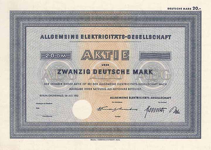 Allgemeine Elektricitäts-Gesellschaft