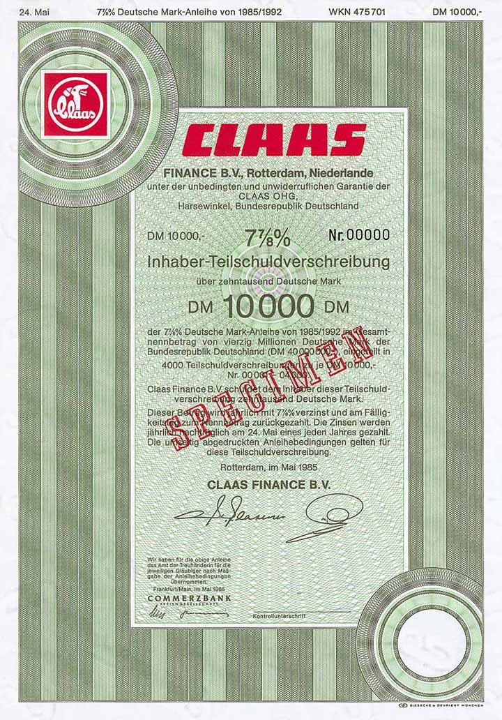 Claas Finance B.V.