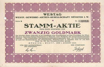 Westfälische Gewerbe-AG (WESTAG)