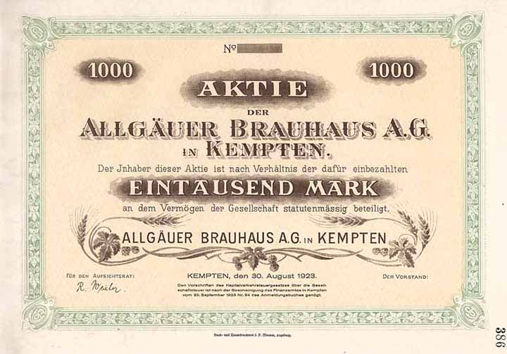 Allgäuer Brauhaus AG