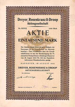 Dreyer, Rosenkranz & Droop AG