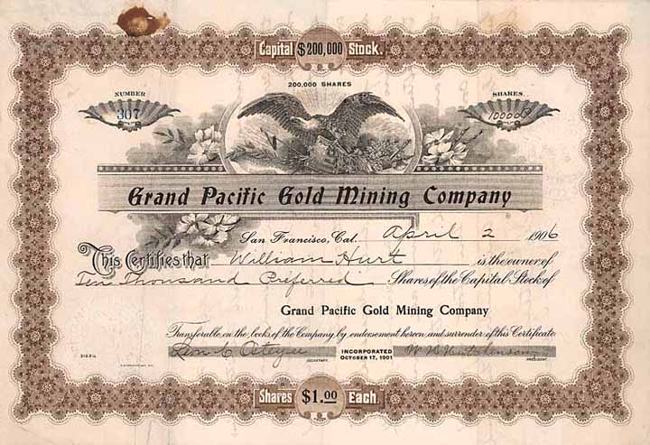 Grand Pacific Gold Mining Co.