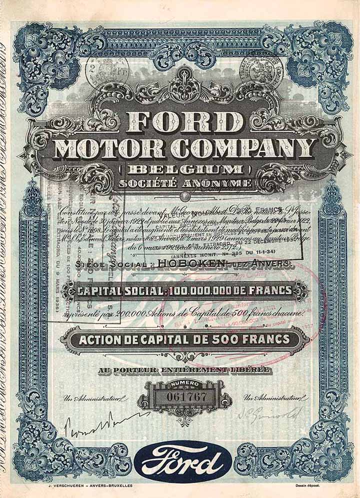 Ford Motor Company (Belgium) S.A.