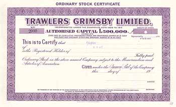 Trawlers Grimsby Ltd.