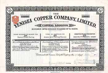 Yenisei Copper Co.