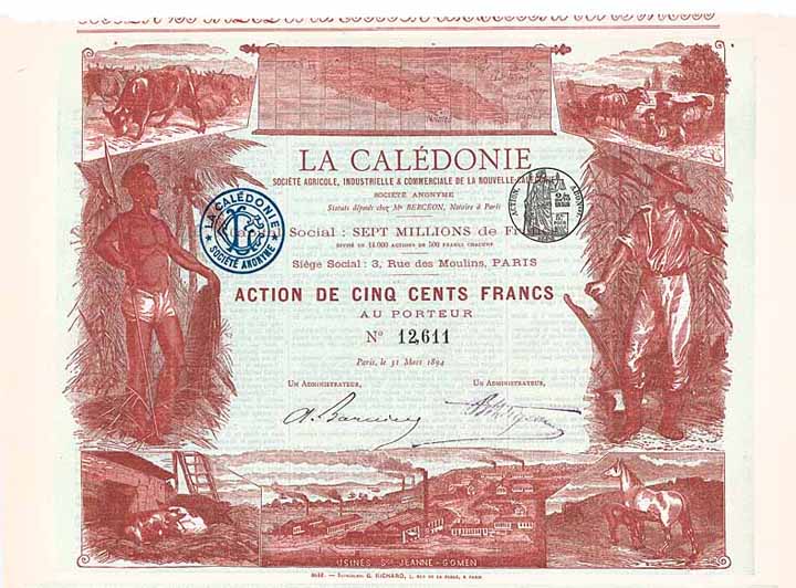 La Calédonie S.A.